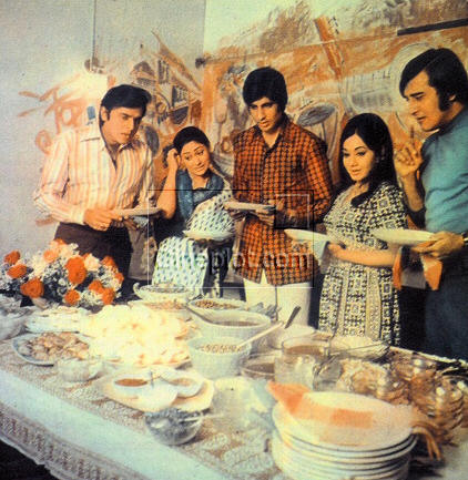 Vinod Mehra, Amitabh Bachan and Vinod Khanna