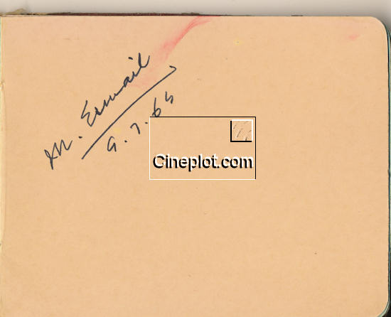 M. Ismail's Autograph