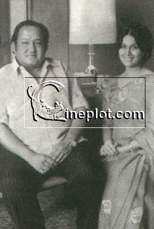 Shyama with her husband Fali Mistry