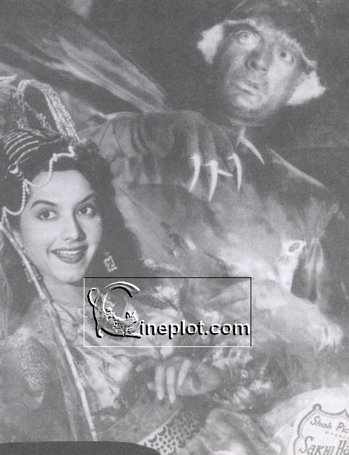 Chitra in Sakhi Hatim (1955)