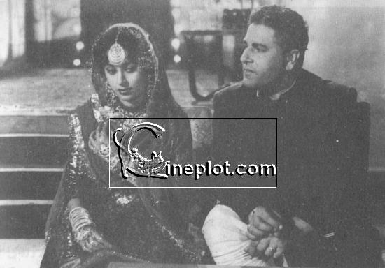 Jamila Razzaq and Ilyas Kashmiri in Ishq Par Zor Nahin (1963)