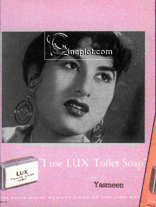 Yasmin posing for Lux Toilet Soap (1957)