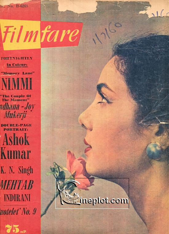 Nimmi posing for Filmfare Magazine in 1960