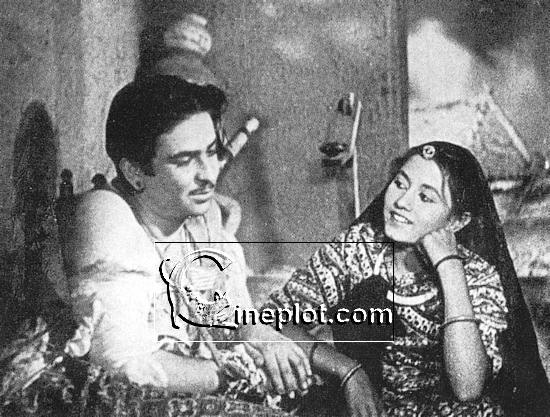 Raj Kapoor and Madhubala in Neel Kamal (1947)